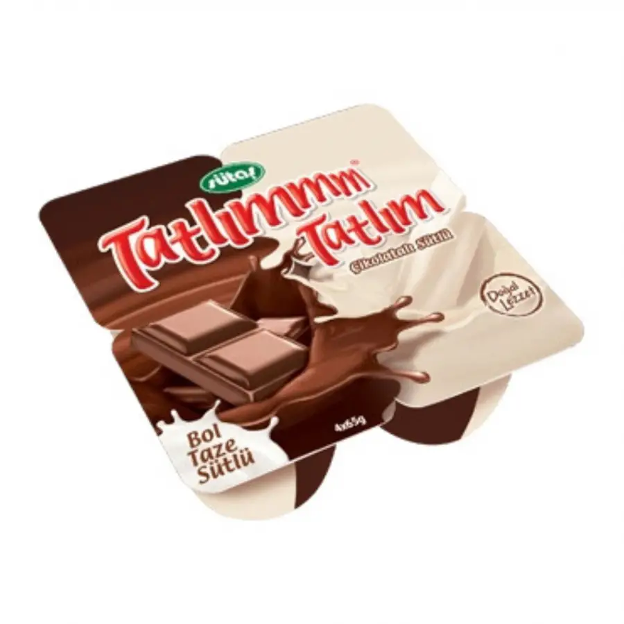 ÇİKOLATALI SÜTLÜ PUDİNG 4*50 GR